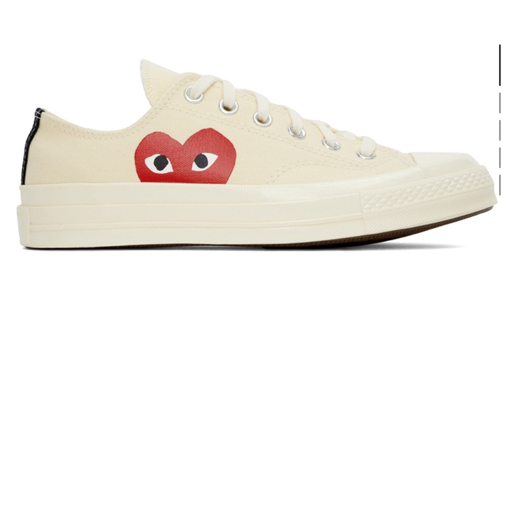Comme de garçon shoes size 7 mens = 5.5 woman’s